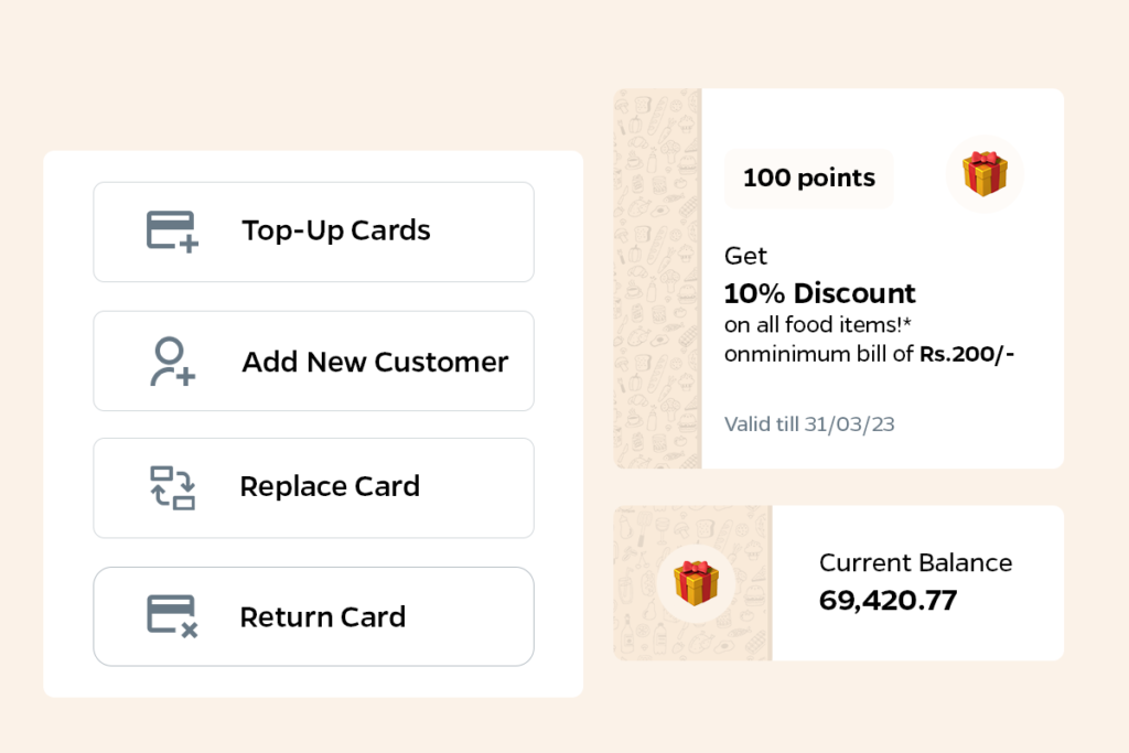 Customer Account Top-up & Redemption