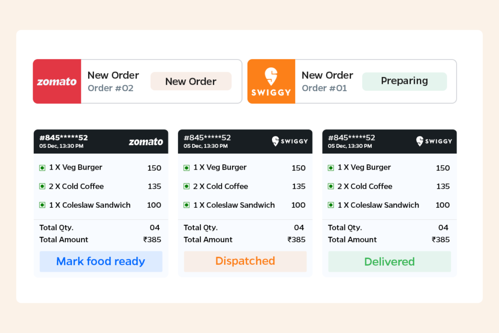 Online Order Integration